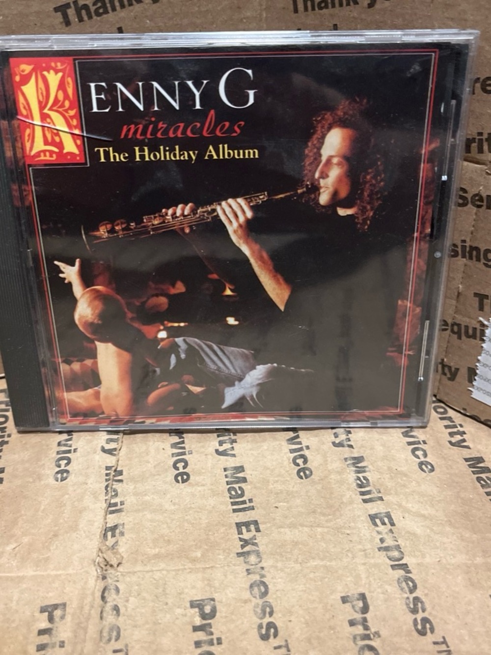 Kenny G Miracles The Holiday Album - Black Cover